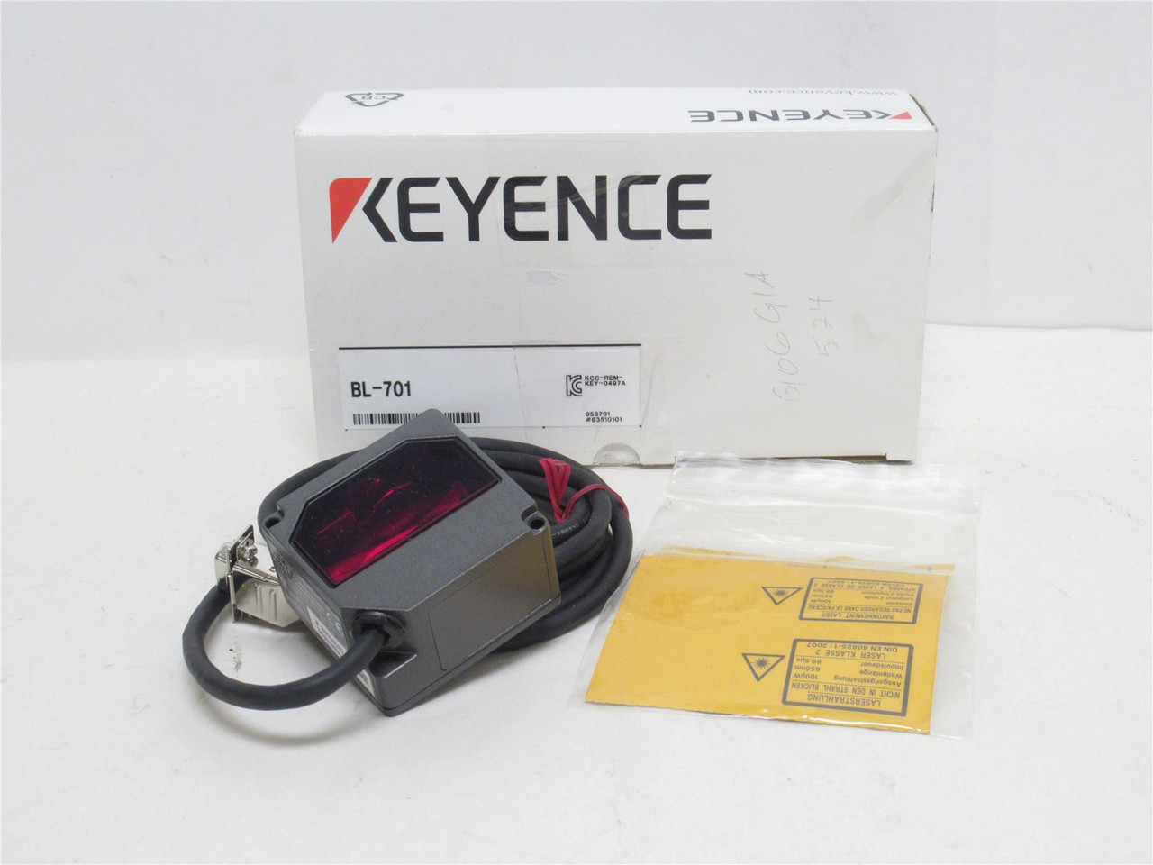 Keyence BL-701; High Res; Long-Distance Barcode Reader; 5VDC