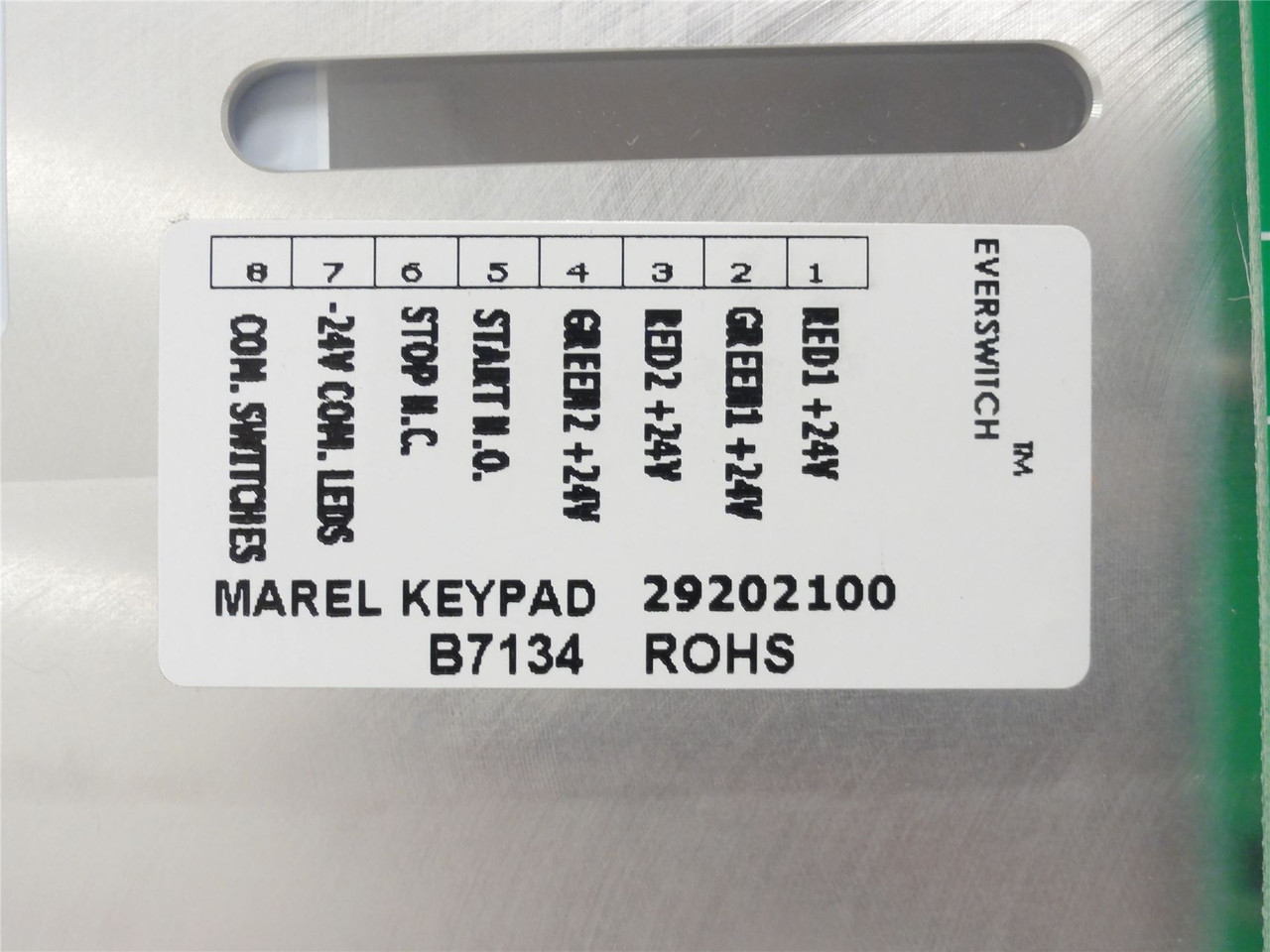 Marel 4265927; Control Panel; Cracked Connector; 29202100