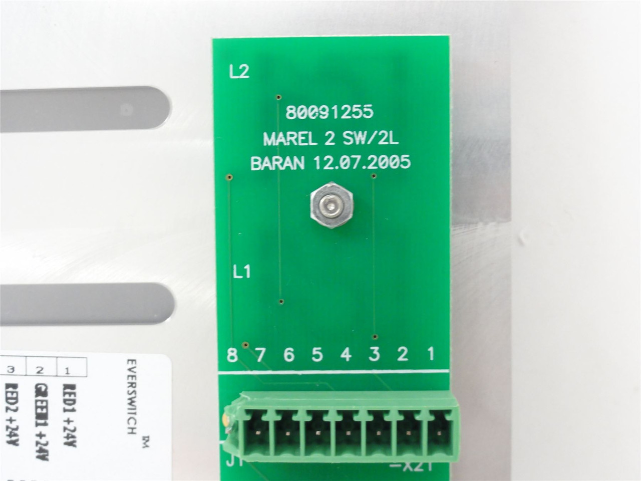 Marel 4265927; Control Panel; Cracked Connector; 29202100