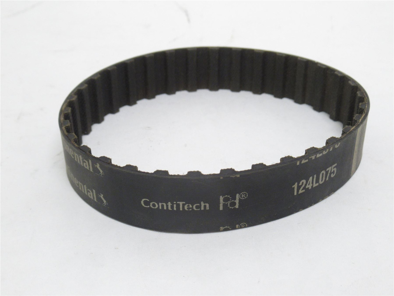 Continental 124L075; Timing Belt; 12-3/8" Long x 3/4" Width