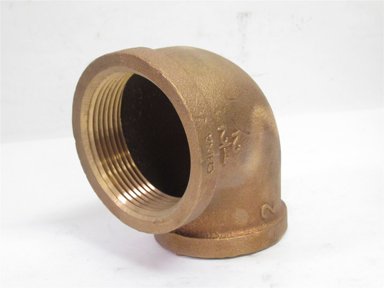 MFG- 2CFG5; Red Brass Elbow; 2-1/2" X 2"FNPT