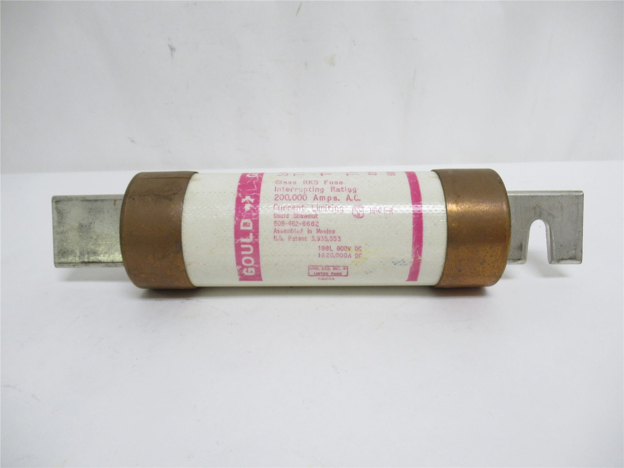 Gould TRS225R; Time Delay Fuse; 225A; 600VAC; Class: RK5