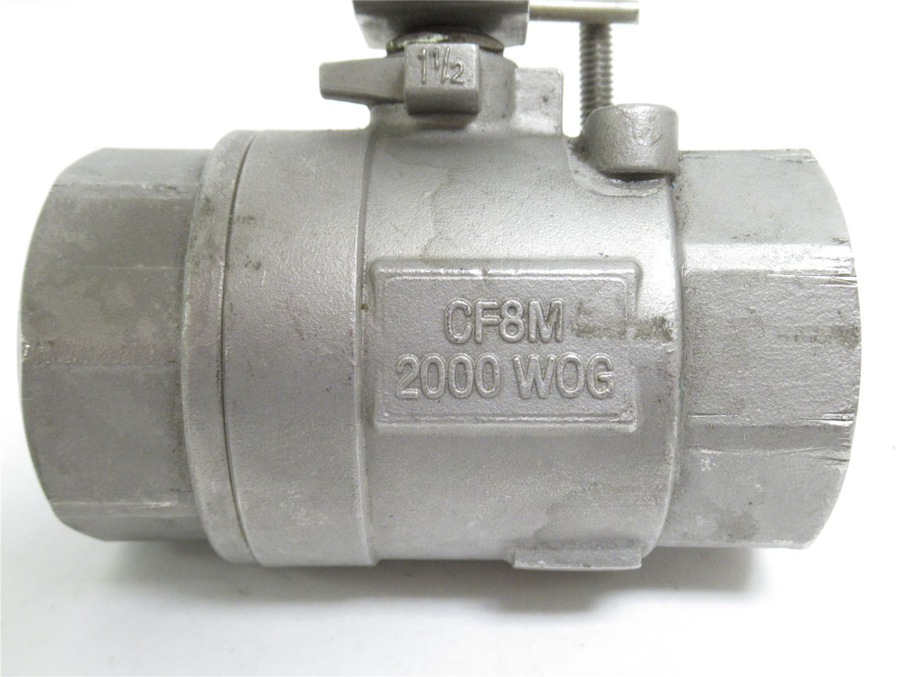 Jamflow YK5210-1-1/2; Ball Valve SS; 1-1/2NPT; Spring Return Handle