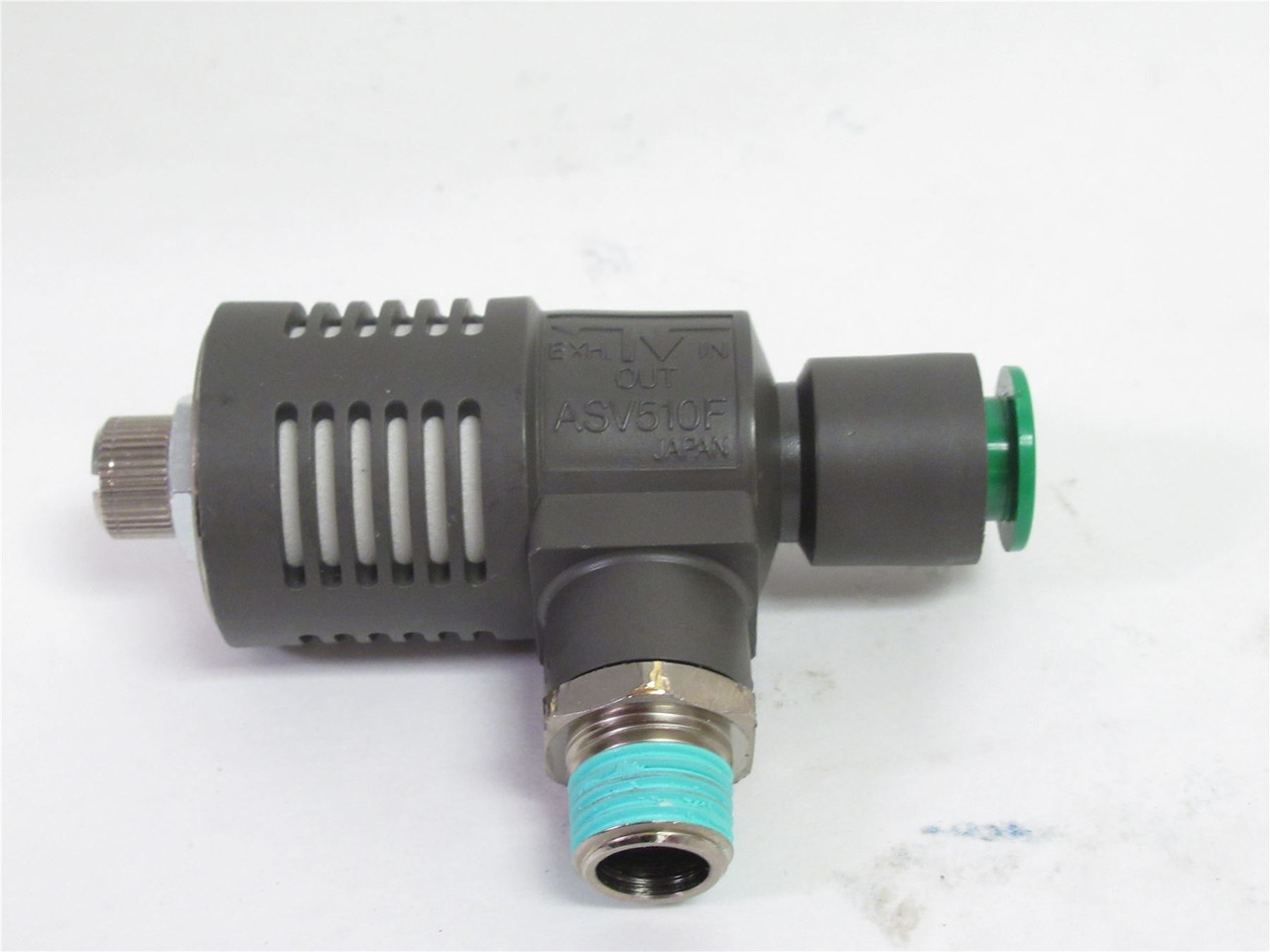 SMC ASV510F-N-02-10; Speed Exhaust Controller 1/4NPT 10mmTube