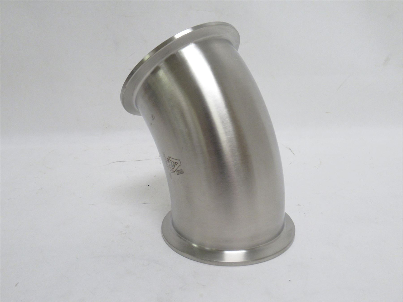 VNE EG2K3.0; Sanitary Elbow; 45Deg; 3" Clamp; SS-304