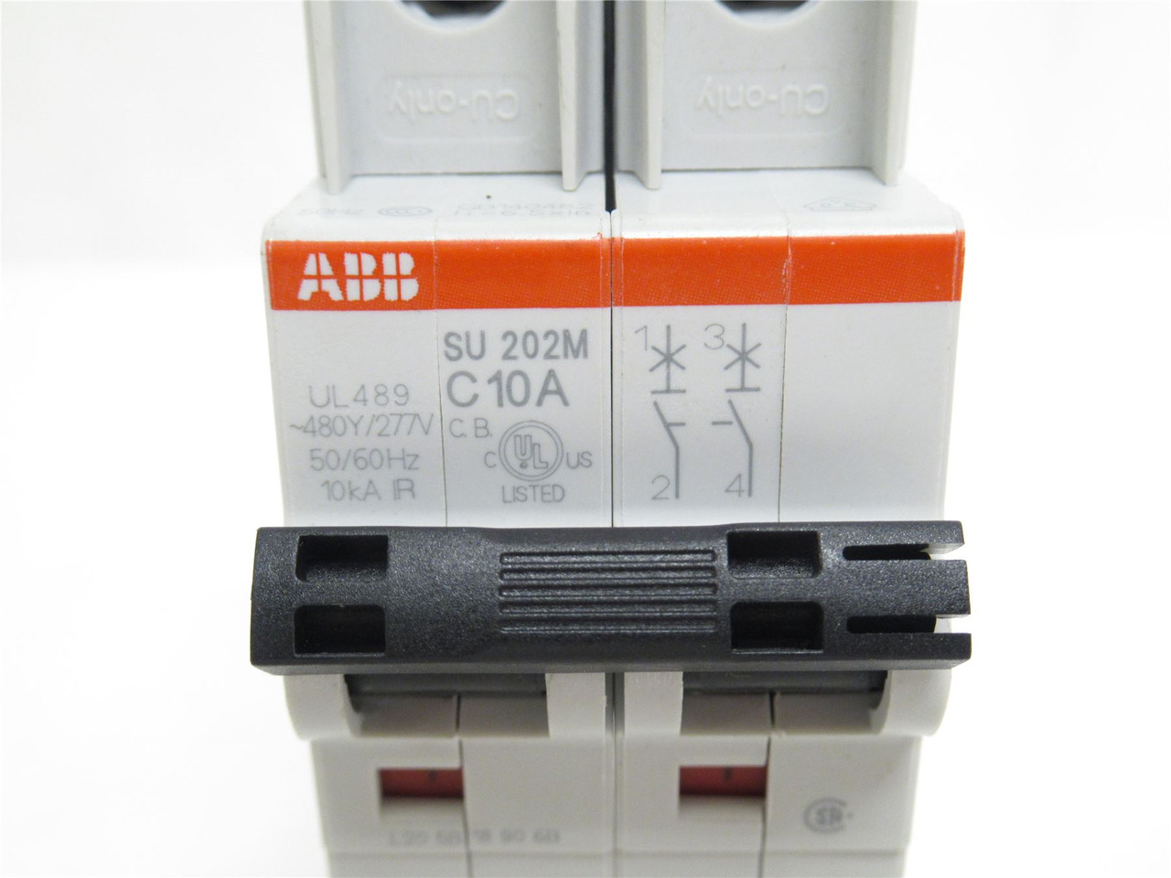 ABB SU202M-K10; Circuit Breaker 10A; 2P; 277/480VAC; DIN Rail