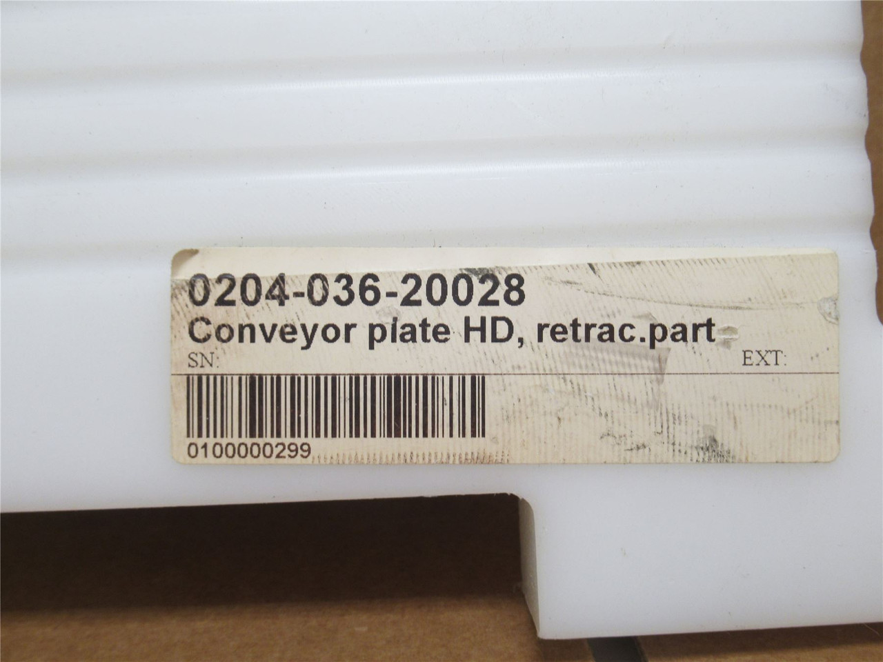 Marel 4266603; Conveyor Plate 0204-036-20028