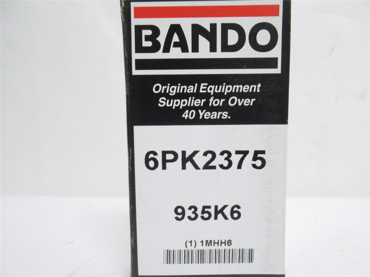 Bando 6PK2375; Serpentine Belt 935K6; 93-1/2" Long; 6 Rib