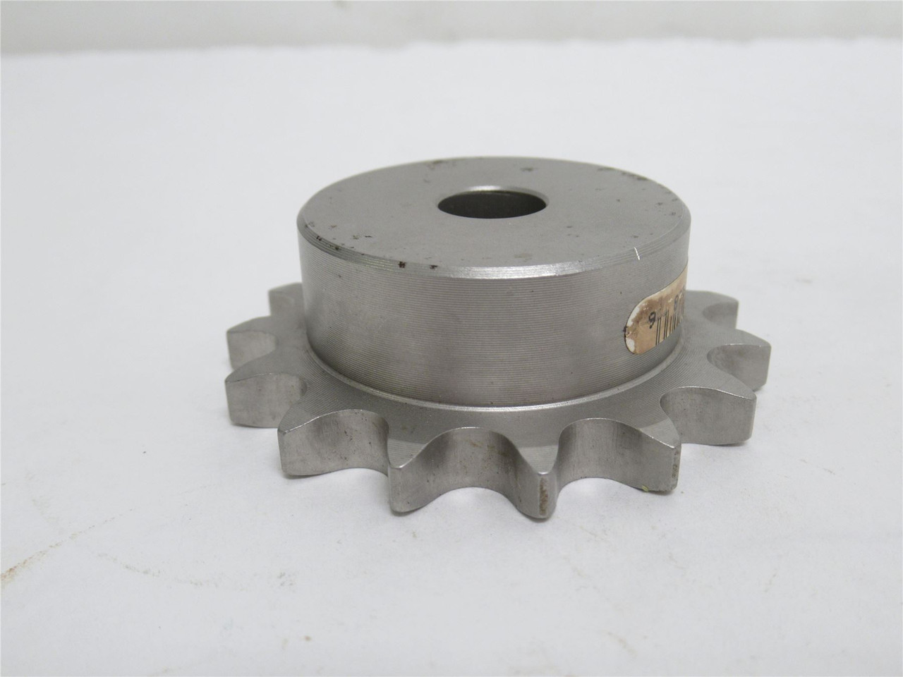 Martin 40B15SS 1/2; SS Sprocket #40; 15T; 1/2" ID; No Keyway