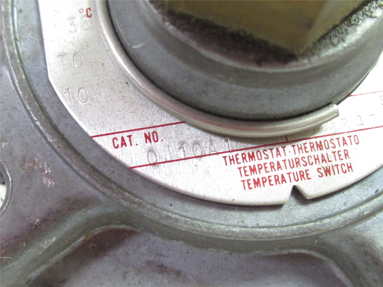 ASCO 0J10A1; Temperature Switch; 100-22ºF; 260ºF Max