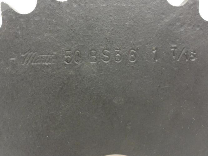 Martin 50BS36-1-7/16; Sprocket # 50; 36Teeth; 1-7/16"ID