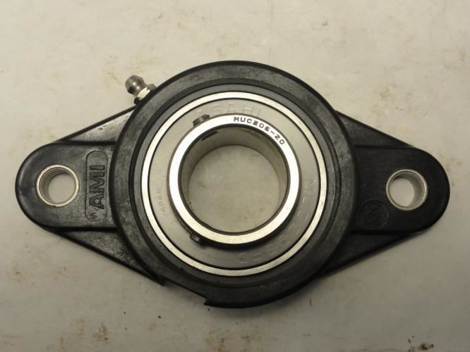 AMI MUCNFL206-20B; Flange Bearing; 1-1/4"ID; 2-Bolt