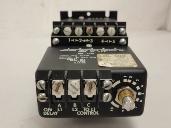 ISSC 1014-1J1B; Timer Relay Model 1014; 115VAC 0.5~50s