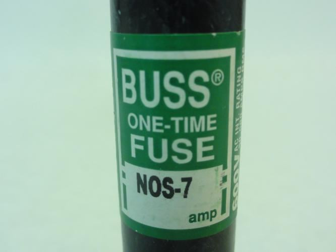 Bussmann NOS-7; Fuse; 7A; 600V