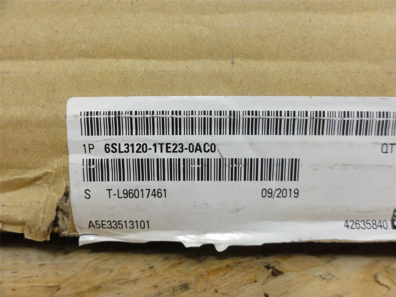 Siemens 6SL3120-1TE23-0ACO; AC Drive; 510-720VDC; 36A In