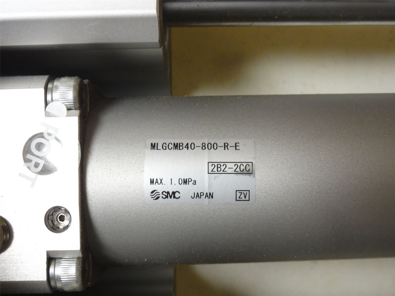 SMC MLGCMB40-800-R-E; Guide Cylinder W/Lock 40mmID x 800mm Stk