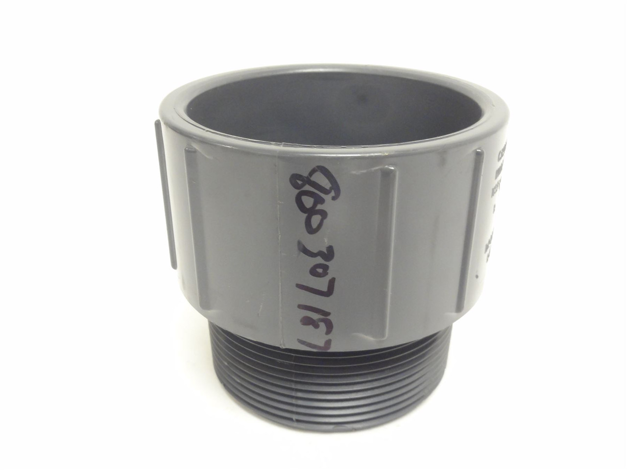 Charlotte 836-030; PVC Adapter; 3" Socket x 3NPT; Sch: 80