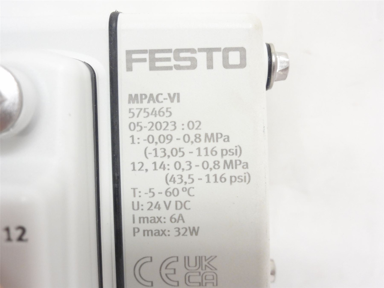 Foodmate IK00000297; Pneumatic Terminal Valve Assembly