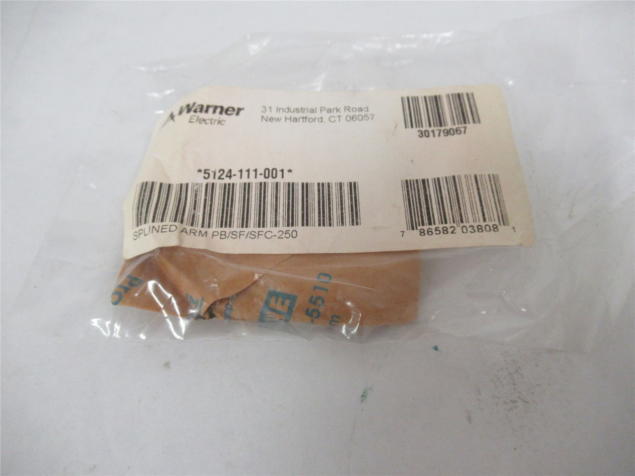 Warner ELectric 5124-111-001; Splined Armature Clutch/Brake