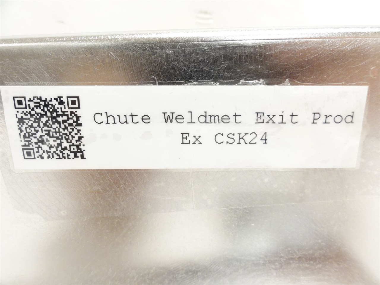 Prime Equipment 11545; Weldment Produce Exit Chute; SS; CSK24