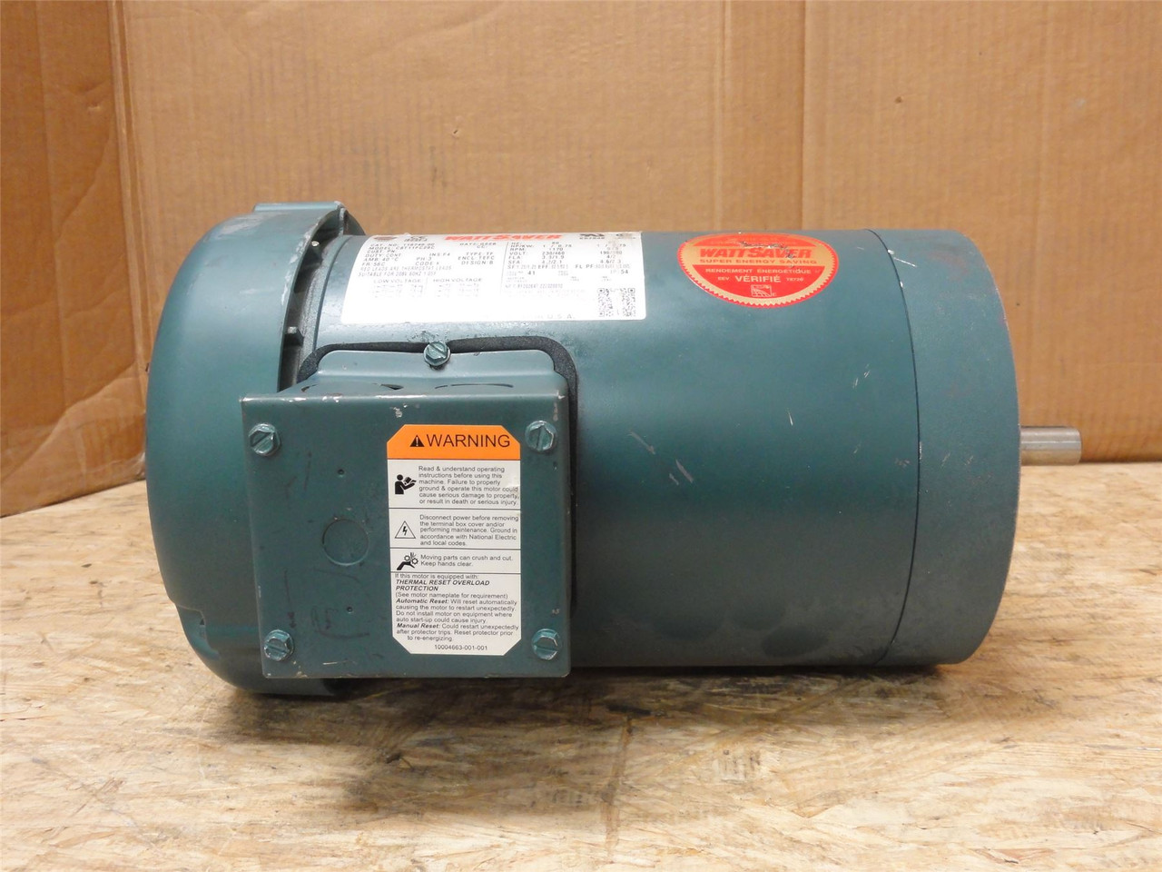 Regal-Rexnord 116749; AC Motor; 1HP; 230/460V; 1170RPM; 3PH