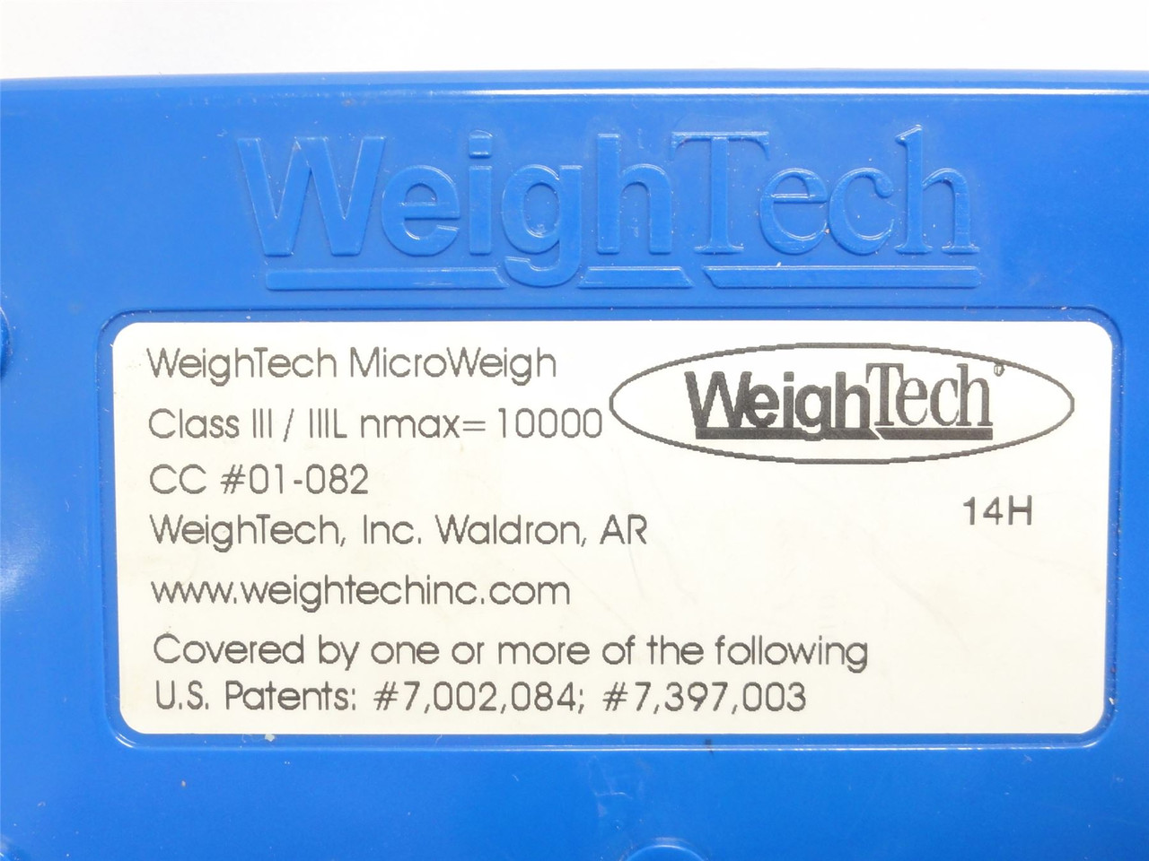 WeighTech WE00321; Scale Controller Detachable Backface