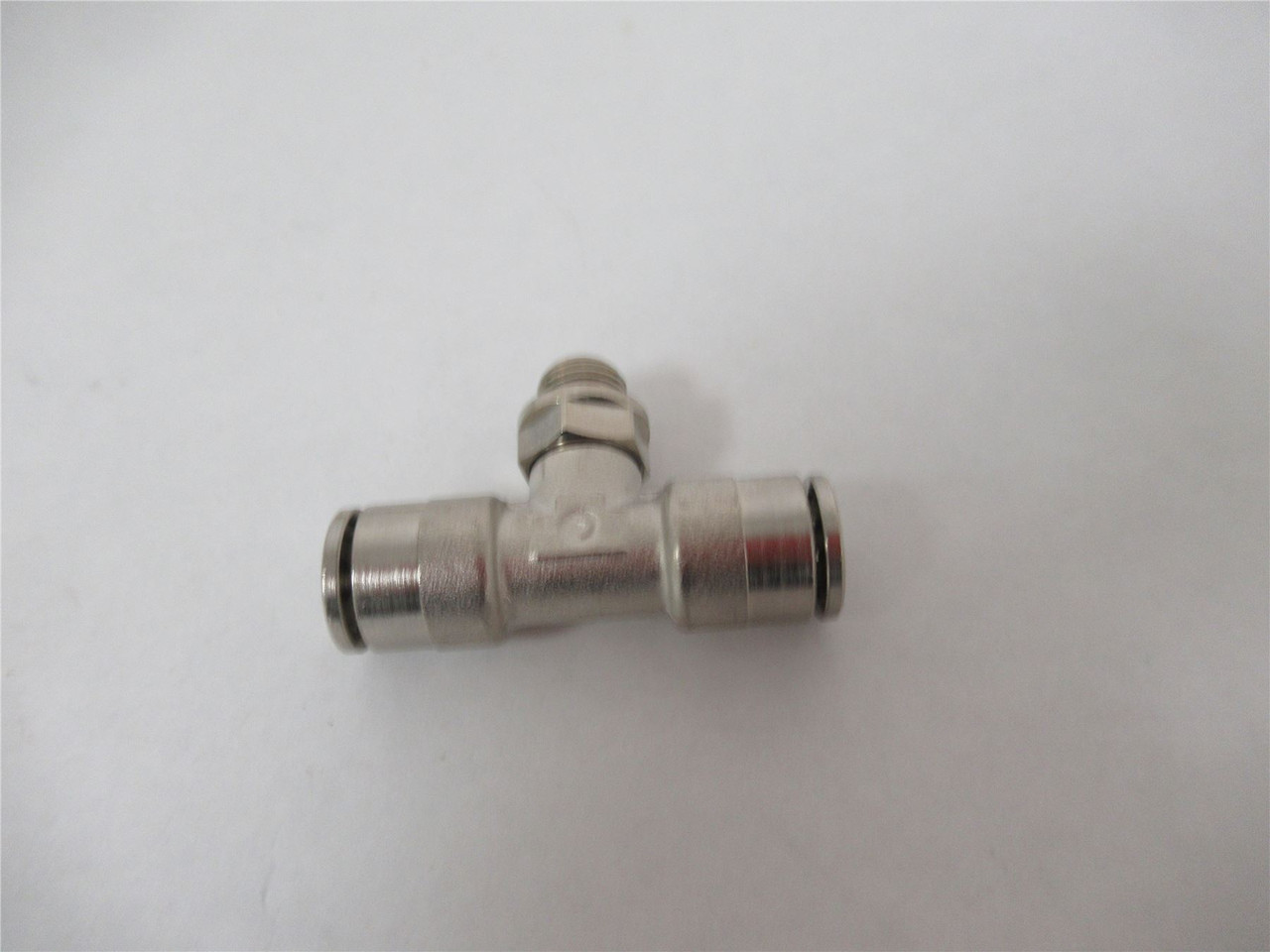 Camozzi 643281/8; Lot-2 Pneumatic T Fitting Push In 1/8" Male