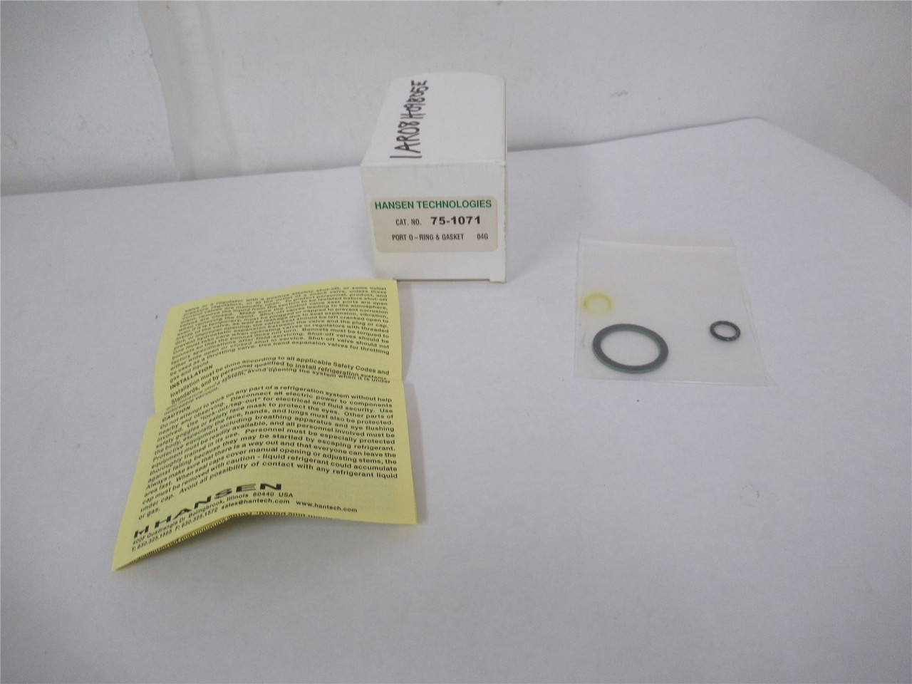 Hansen Tech 75-1071; Kit Port Plug O Ring and Gasket