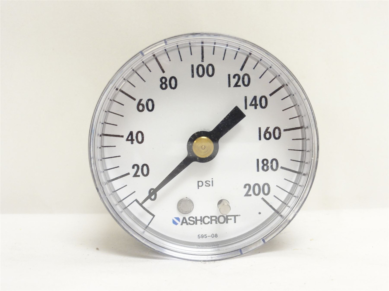 Ashcroft 20W1005-?-02B-200; Dry Pressure Gauge; 0-200PSI