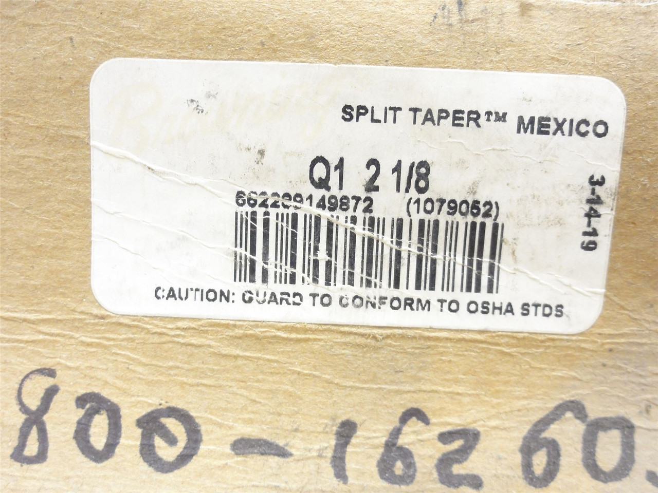 Browning Q1 2-1/8; Split Taper Bushing; 2-1/8"ID