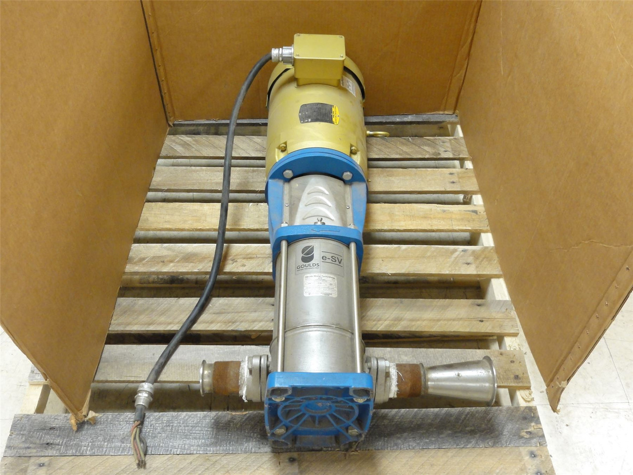 Goulds 15SV4T4C60; Vertical Multi-Stage Pump 10HP 230PSI 230/460