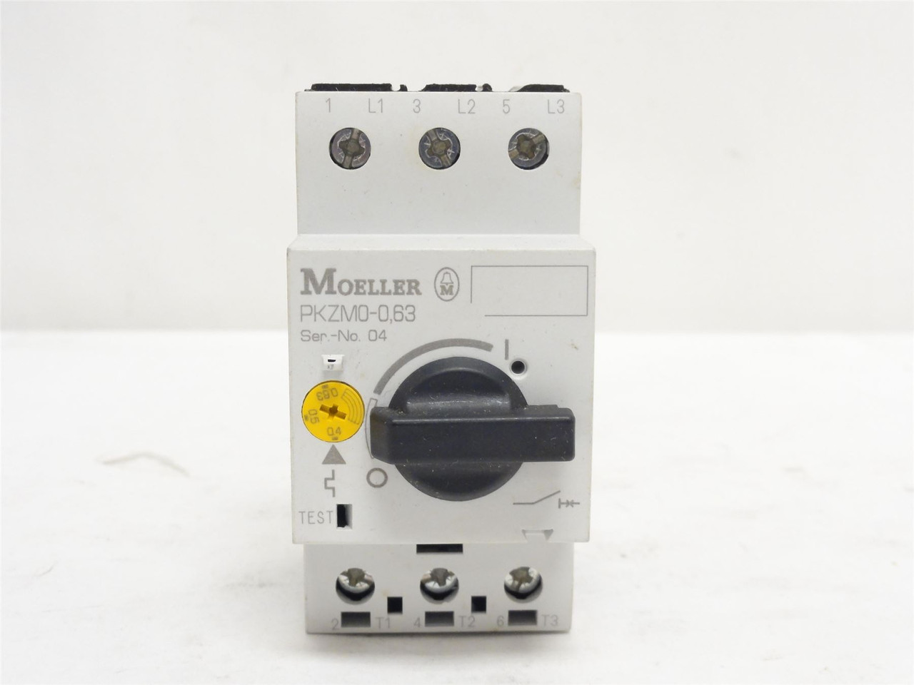 Moeller PKZM0-0.63; Manual Motor Starter 0.40-0.63A; 3P; 600V