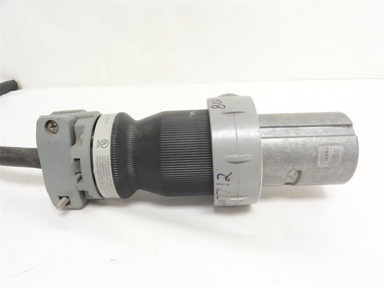 Hubbell HBL5100PS1W; Pin/Sleeve Connector; 100A; 3P; 600VAC; 4-Wire