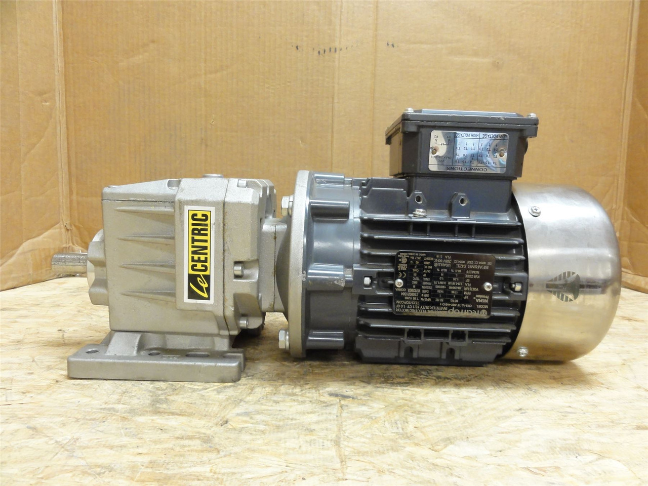 Grove Gear P7172005.B1; Gear Motor; 7.33:1 Ratio; 1HP