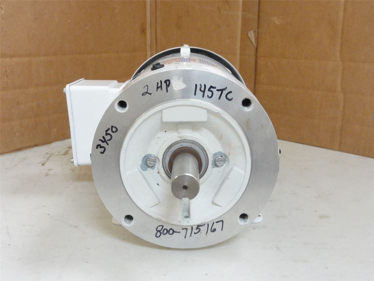 Baldor CEWDM3555T; AC Motor 2HP; 208-230/460V; 3490RPM; 3Ph