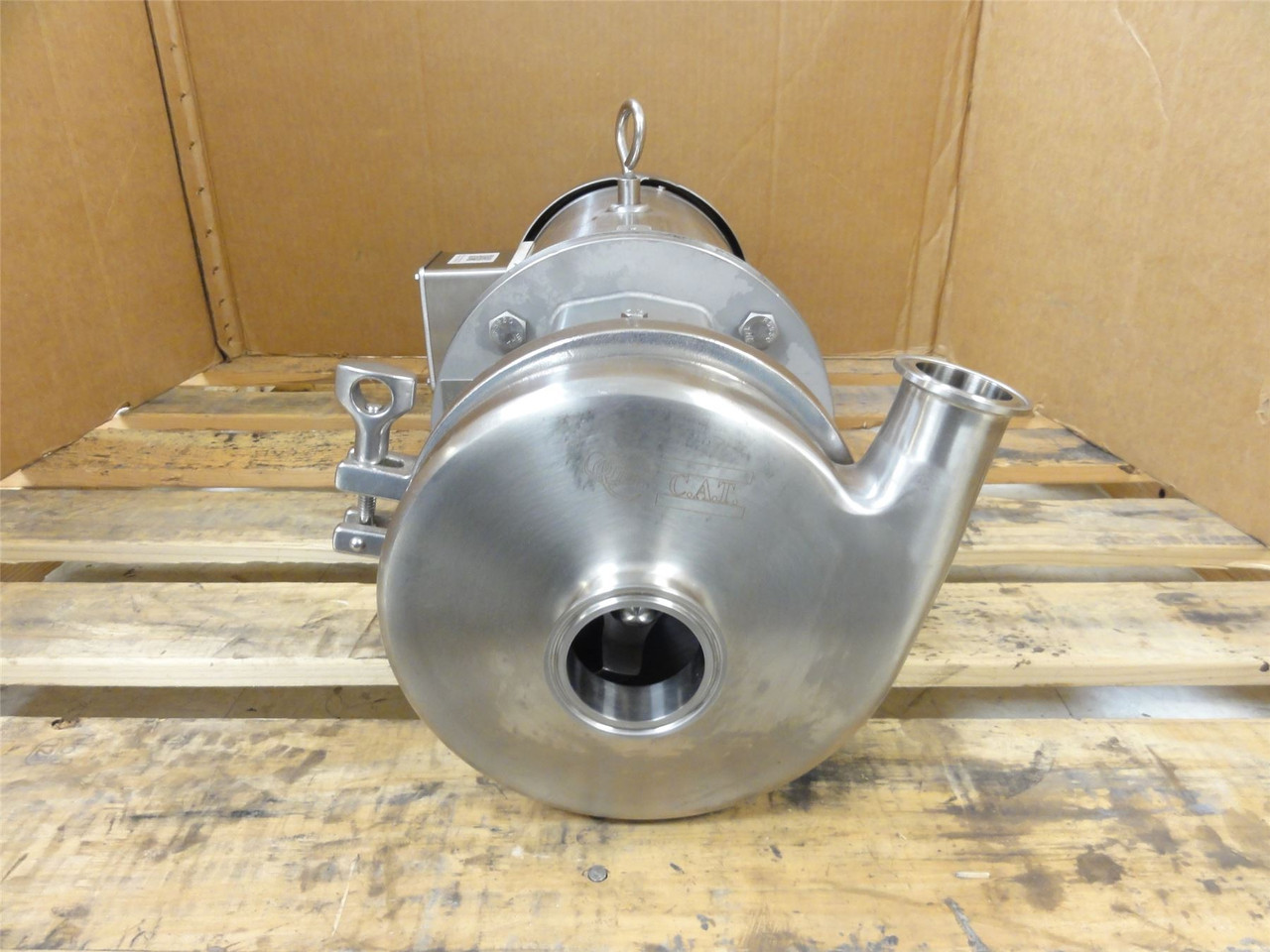 Ampco C216-D-180TC; Water Pump; SS; 5HP; 2" In x  1.5" Out