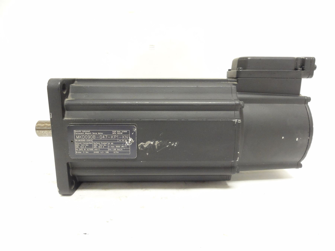 Rexroth MKD090B-047-KP1-KN; Synchronous Servo-Motor 12nM 24VDC