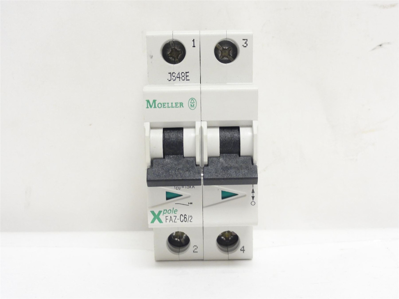 Moeller FAZ-C6/2; Mini-Circuit Breaker; 6A; 2P; 277/480VAC