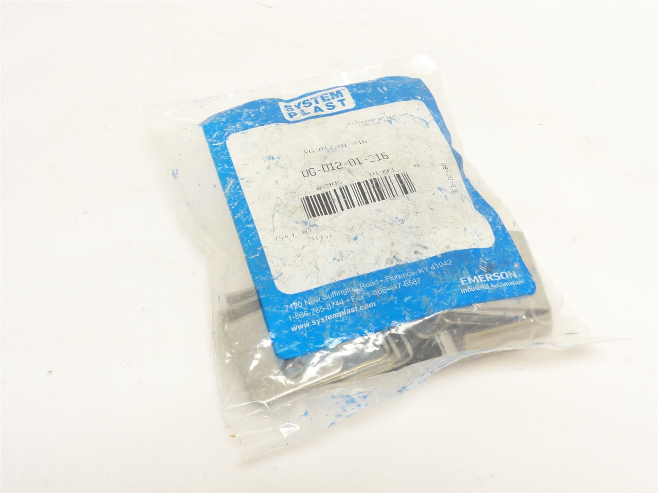 System Plast VG-012-01-316; Bag-20; Rail Clamps; SS-316