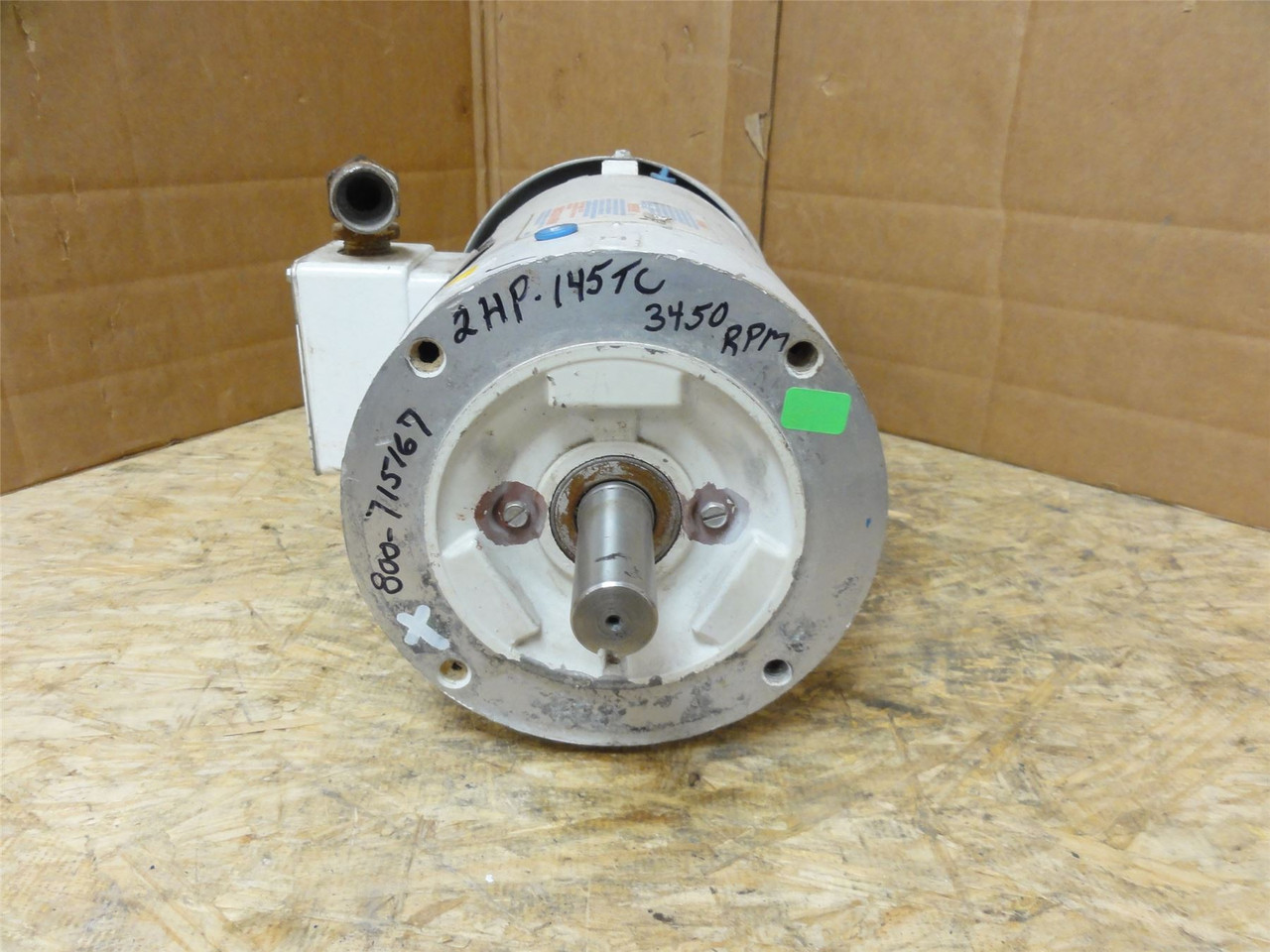 Baldor CWDM3555T; AC Motor; 2HP; 208-230/460V; 3450RPM; 3PH; 60HZ