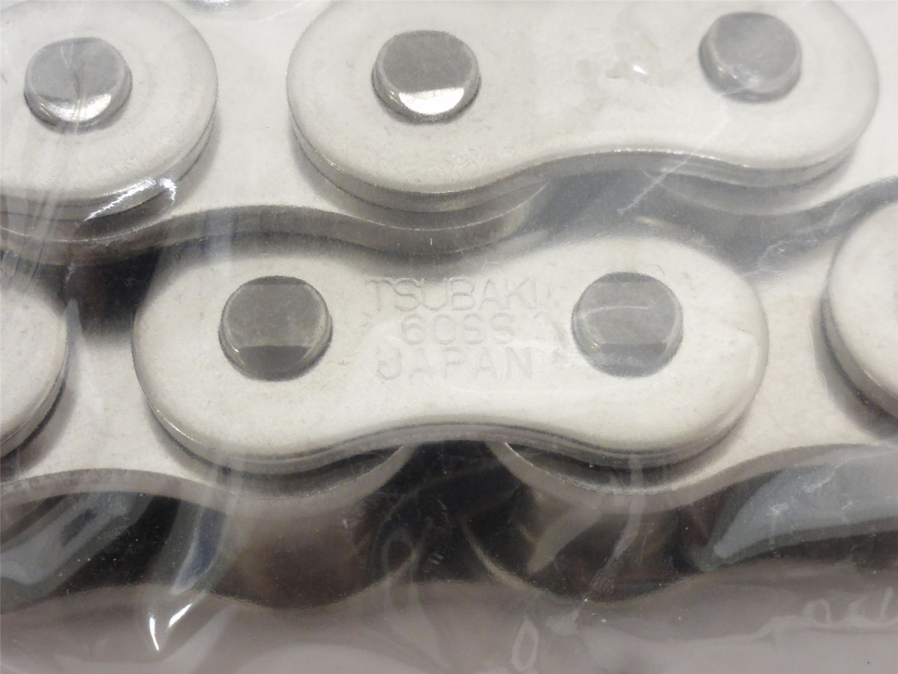 Tsubaki RS60-SS-1-RP-U; Roller Chain #60 SS; 10' Long; W/Link