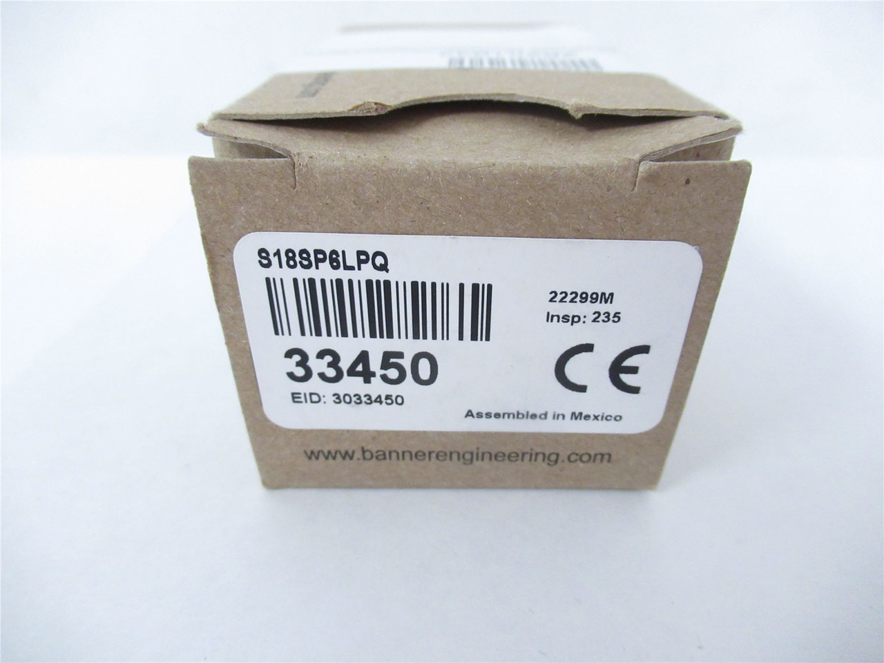 Banner S188P6LPQ; Proximity Sensor Range 2m Input10-30 V