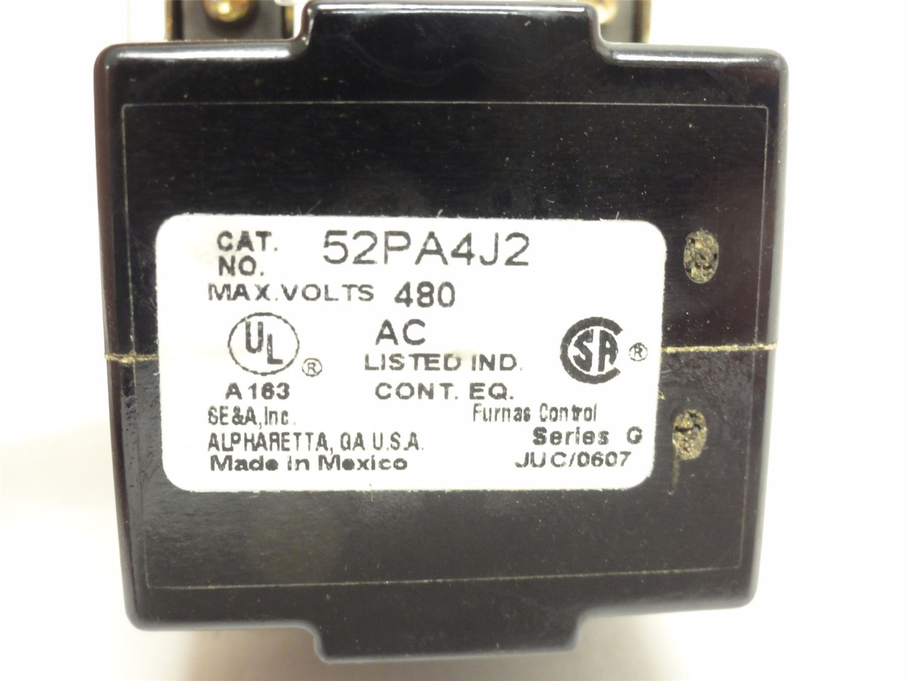 Siemens 52PA4J2; Red Pilot Light; 480VAC; Size: 30mm