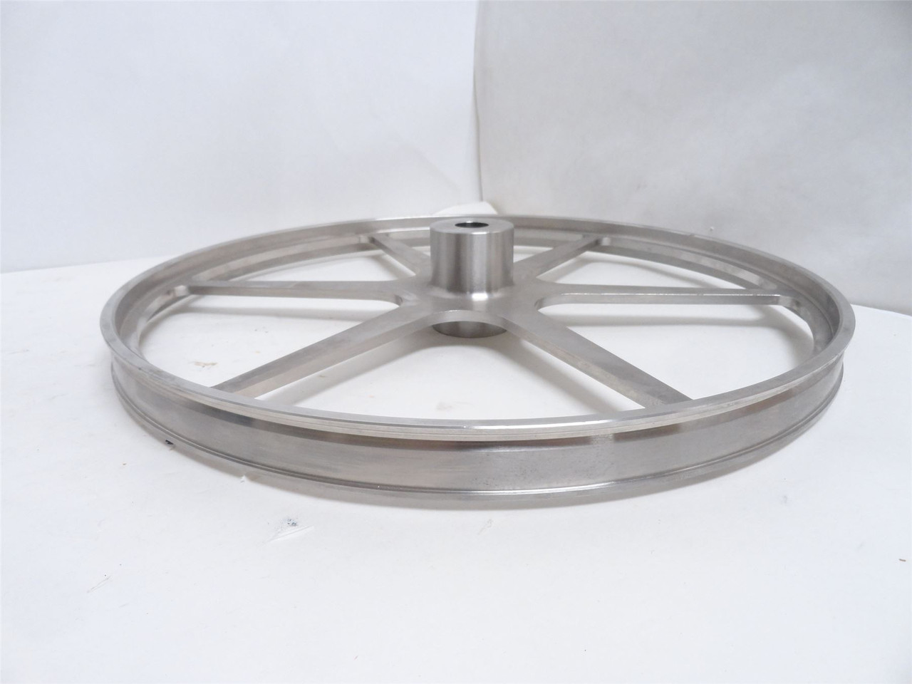Hollymatic 6805165; Defender Saw Upper Wheel; SS; 16"OD