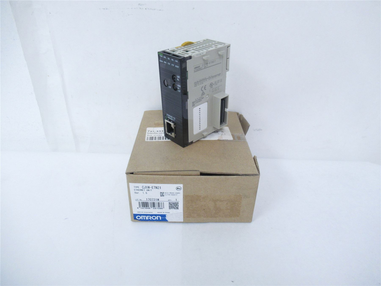 Omron CJ1W-ETN21; Ethernet Module 10/100 MBIT