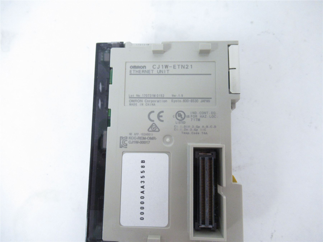 Omron CJ1W-ETN21; Ethernet Module 10/100 MBIT