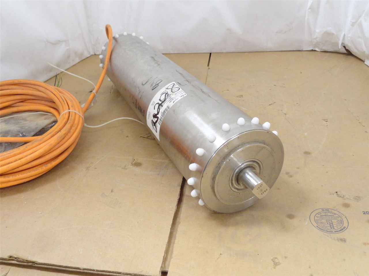 Interoll 138i-370W; Drum Moto; 230VAC 600mmWide 1.6RPM .383M/s