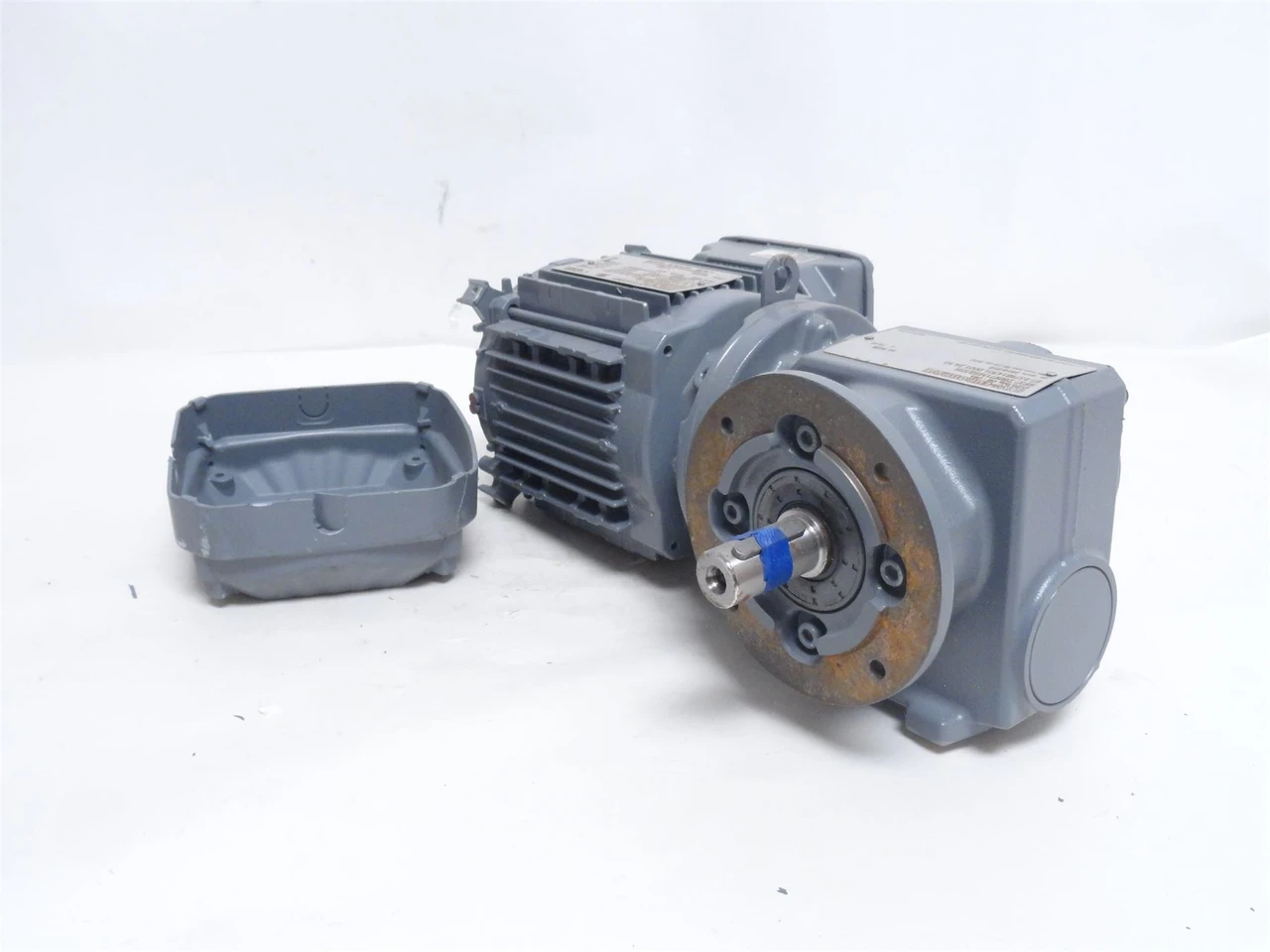 SEW SF37DRN71MS2; AC Gearmotor; 11:1 Ratio; Broken Shroud