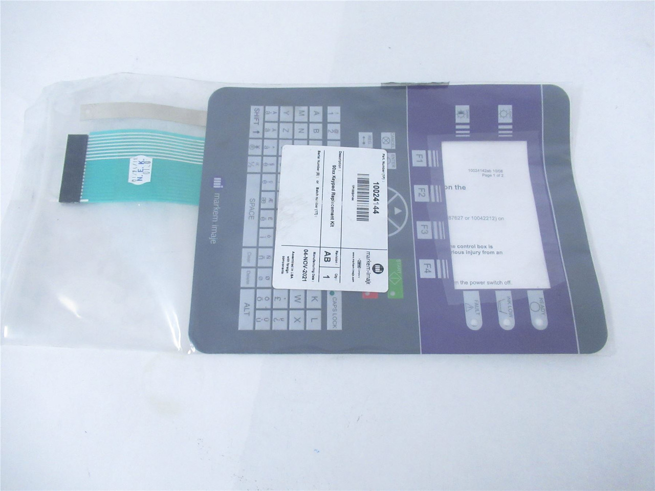 Markem 10024144; 90xx Keypad Replacement Kit