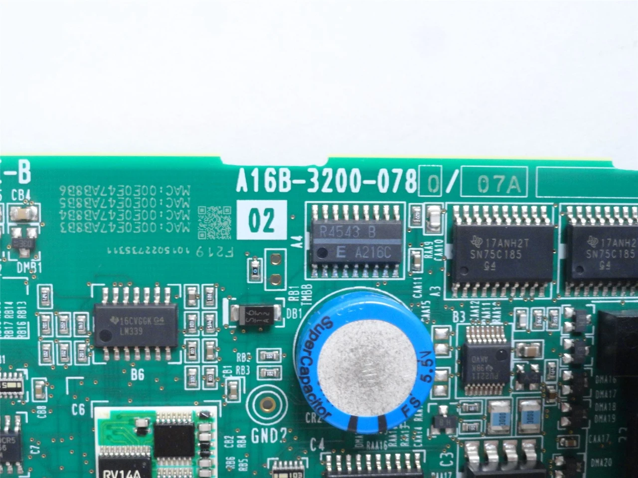 Fanuc A16B-3200-0780; Main PC Board Assembly